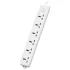 Deli CT705 2 Pin 6 Port Master Switch 3 Meter Power Strip